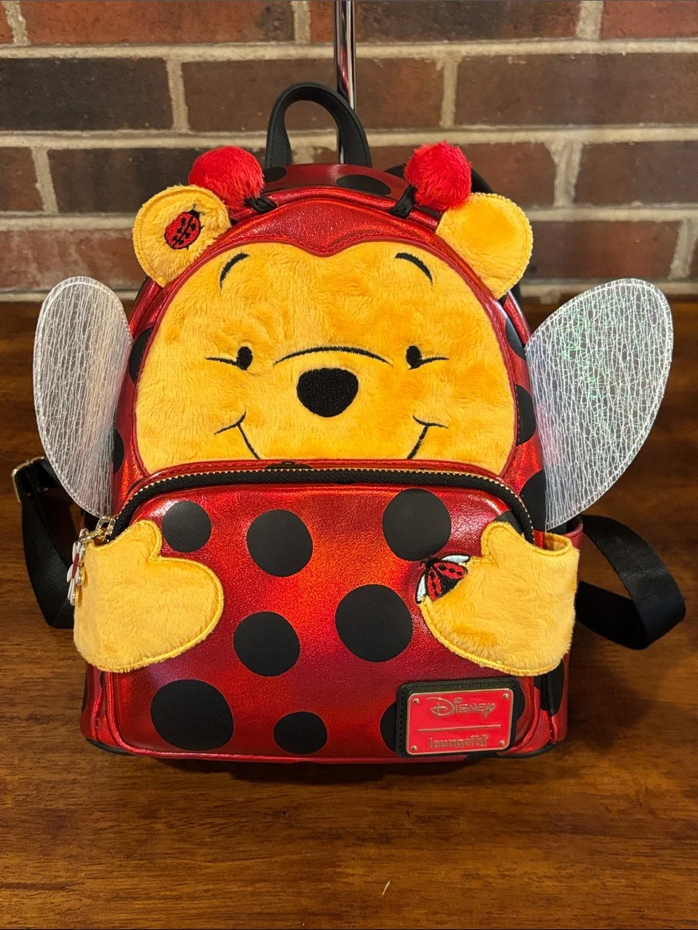 Loungefly Disney Winnie thePooh Ladybug Halloween Costume Mini Backpack